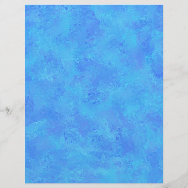 Blue Abstract Pattern  Letterhead (Front)