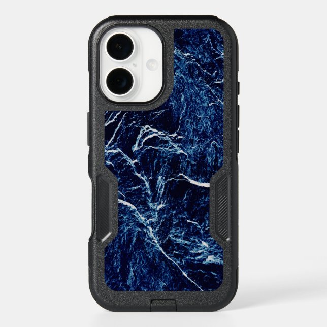 Blue Abstract Pattern Otterbox iPhone Case (Back)