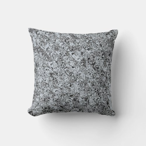 Blue Abstract Pattern Outdoor Pillow