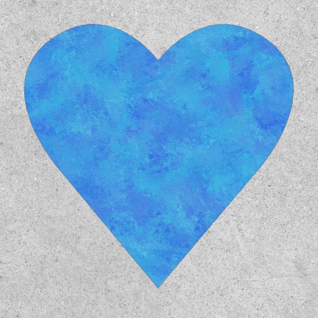 Blue Abstract Pattern  Patch (Front)