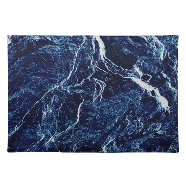 Blue Abstract Pattern Placemat (Front)