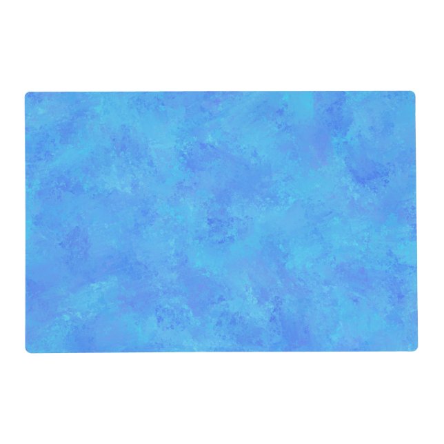 Blue Abstract Pattern  Placemat (Front)