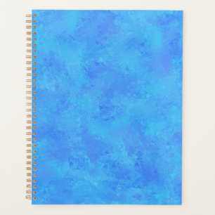 Blue Abstract Pattern Planner