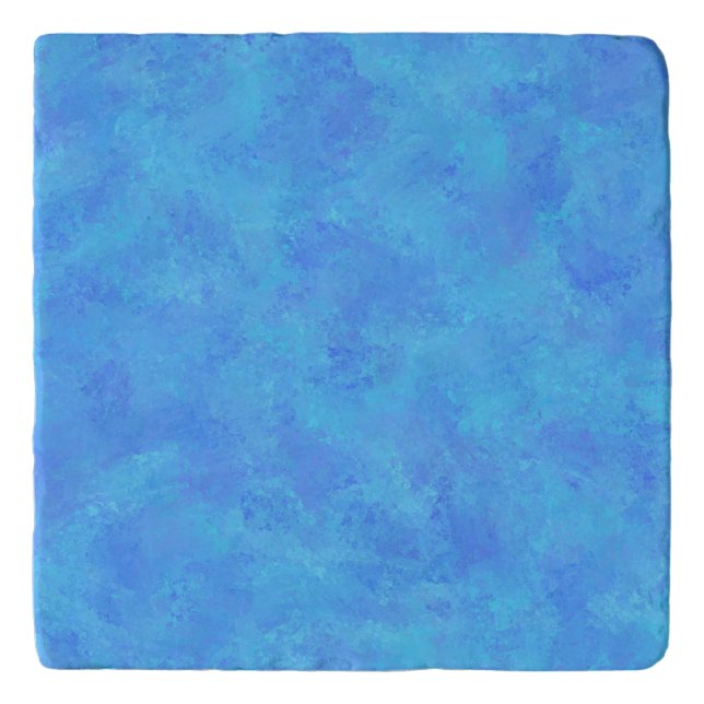 Blue Abstract Pattern  Trivet (Front)