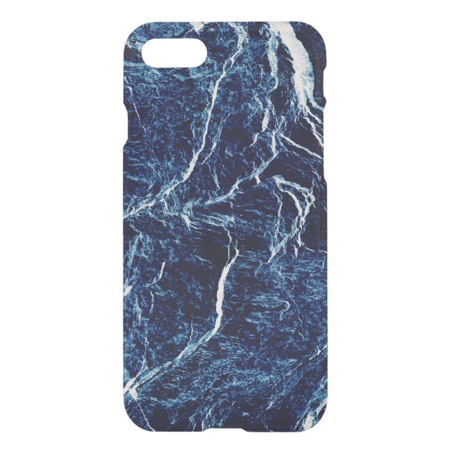 Blue Abstract Pattern Uncommon iPhone Case (Back)
