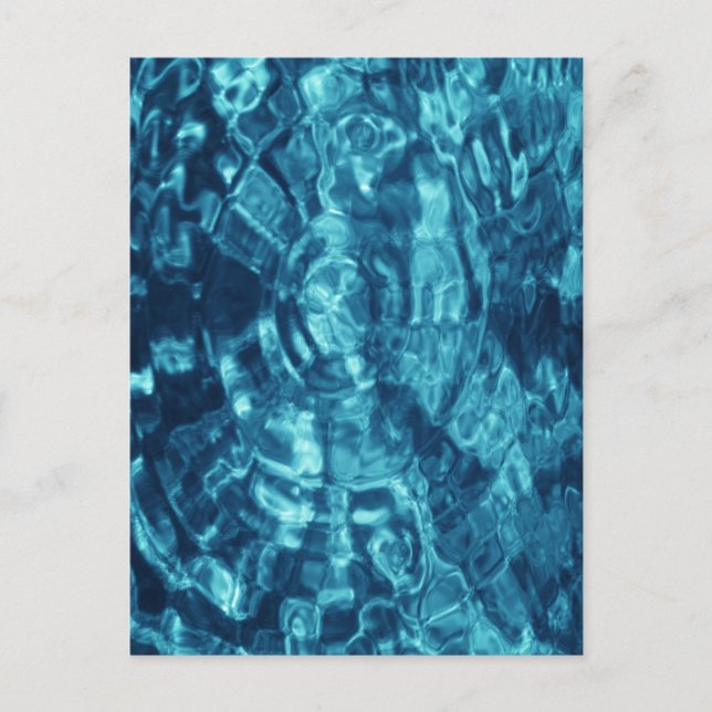 Blue Abstract Postcard (Front)