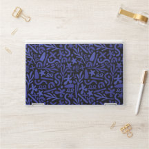 blue abstract seamless pattern