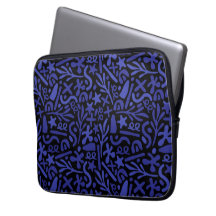 blue abstract seamless pattern