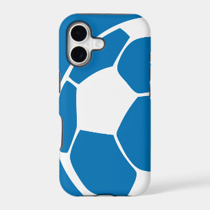 Blue Abstract Soccer iPhone 5 Case
