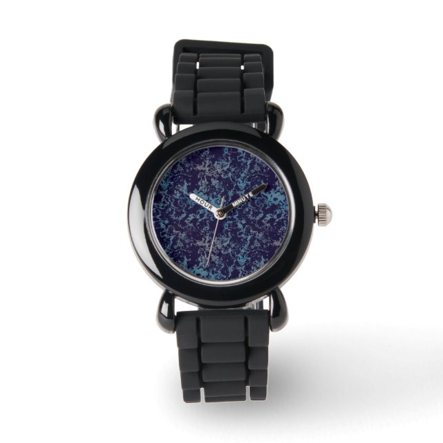 Blue Abstract  Watch (Front)