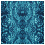 Blue Abstract Water Photo Fabric