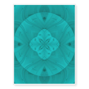 Blue abstract wood pattern temporary tattoos