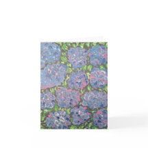 Blue Abundance Note Card