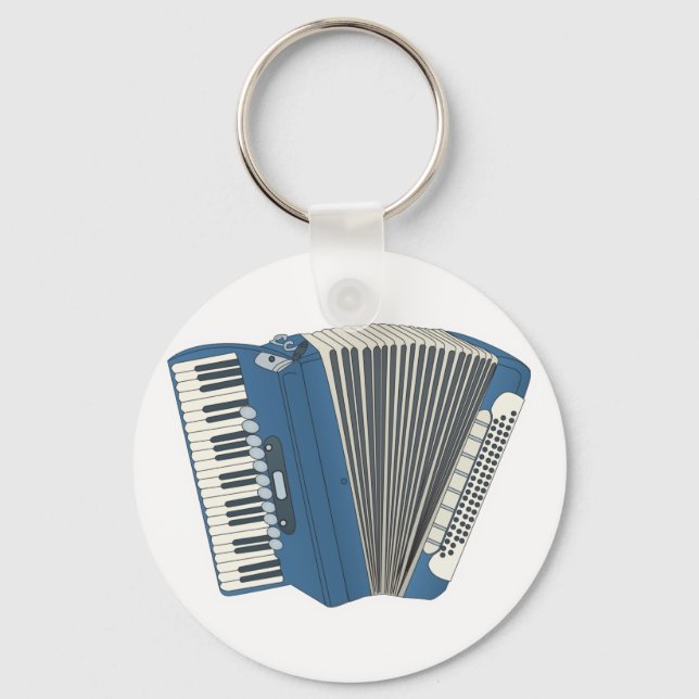 blue accordian keychain (Front)