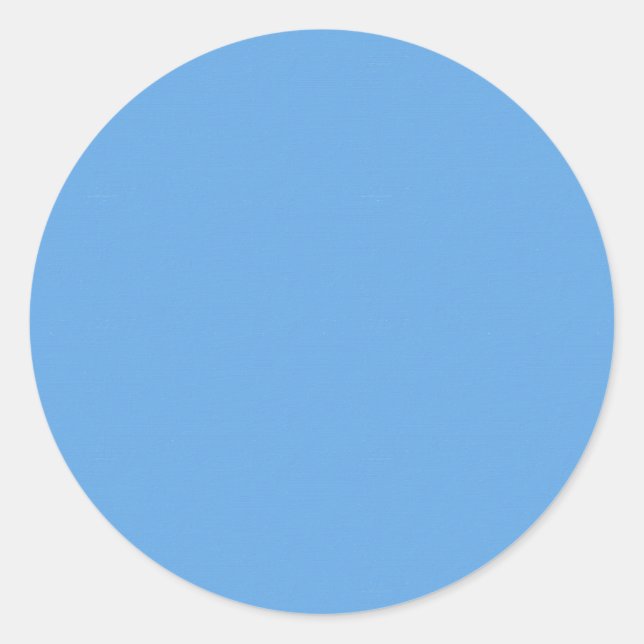 Blue Acrylic Texture DIY Template add TEXT PHOTO Classic Round Sticker (Front)