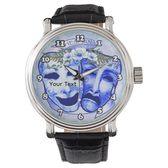 Blue  Actor Masks Watch (Front)