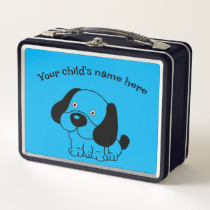 Blue Add Your Child's name Lunchbox