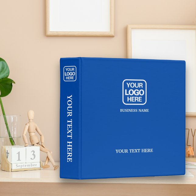 Blue | Add Your Logo Binder (Creator Uploaded)