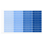 Blue Adhesive Waterproof Name