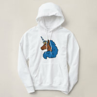 Blue Afro Unicorn