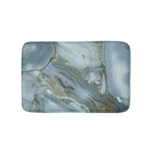 Blue agate bath mat
