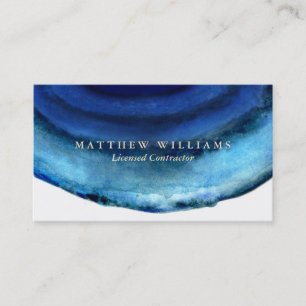 Blue Agate Business Cards