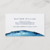 Blue Agate Business Cards (Back)
