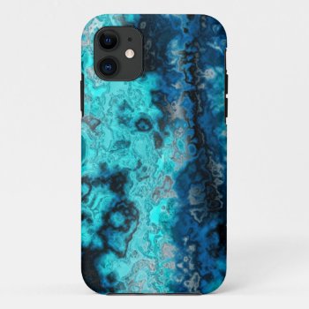 Blue Agate Iphone 11 Case by DeepFlux at Zazzle