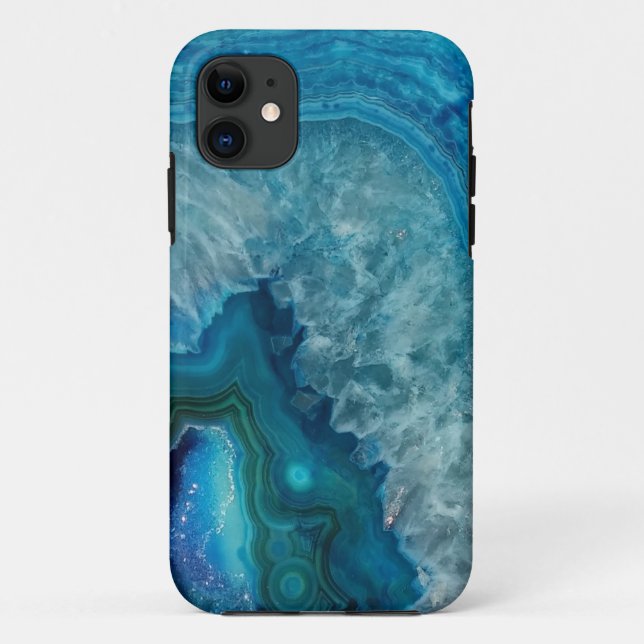 Blue Agate Case-Mate iPhone Case (Back)