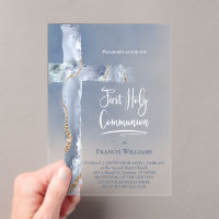 blue agate | First Communion