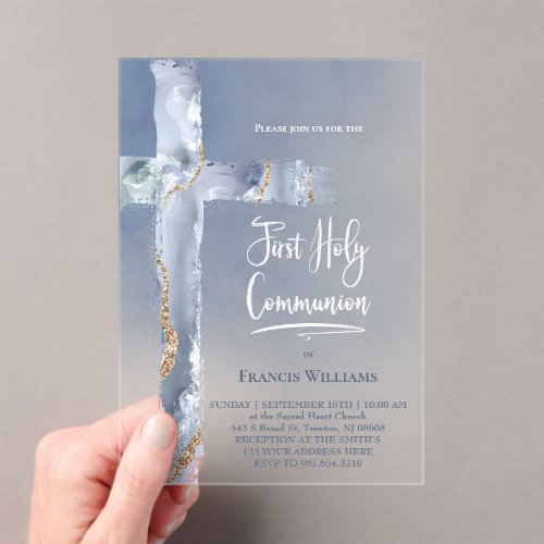 blue agate | First Communion