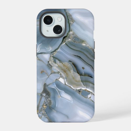 Blue Agate iPhone 15 Case