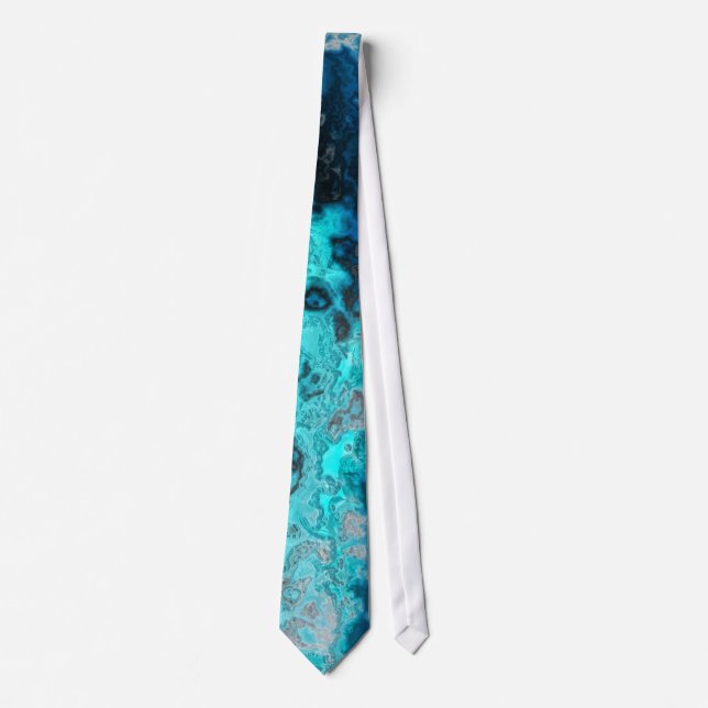 Blue Agate Neck Tie (Front)