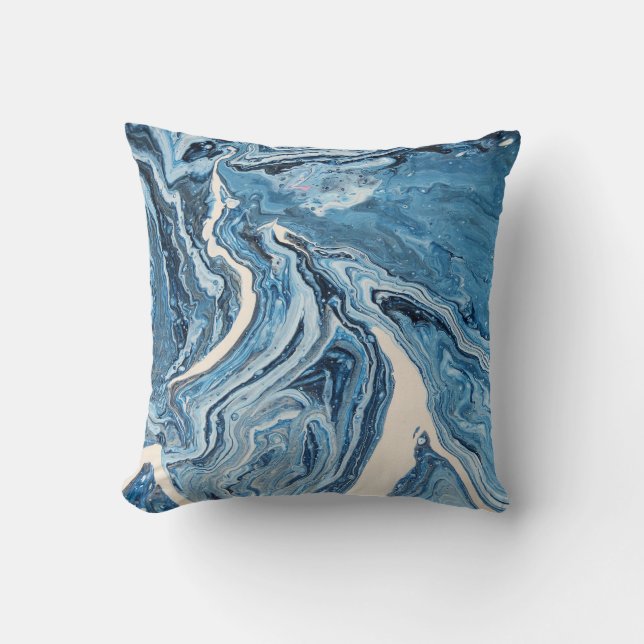 Blue Agate Pillow (Front)