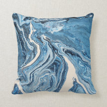 Blue Agate Pillow