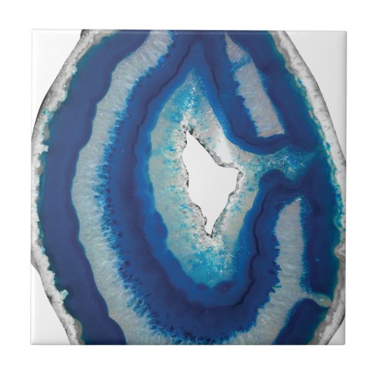 Blue Agate Tile | Zazzle.com