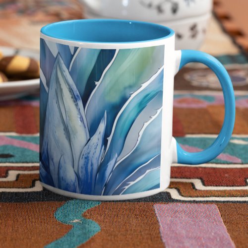 Blue Agave Custom Name or Text Mug