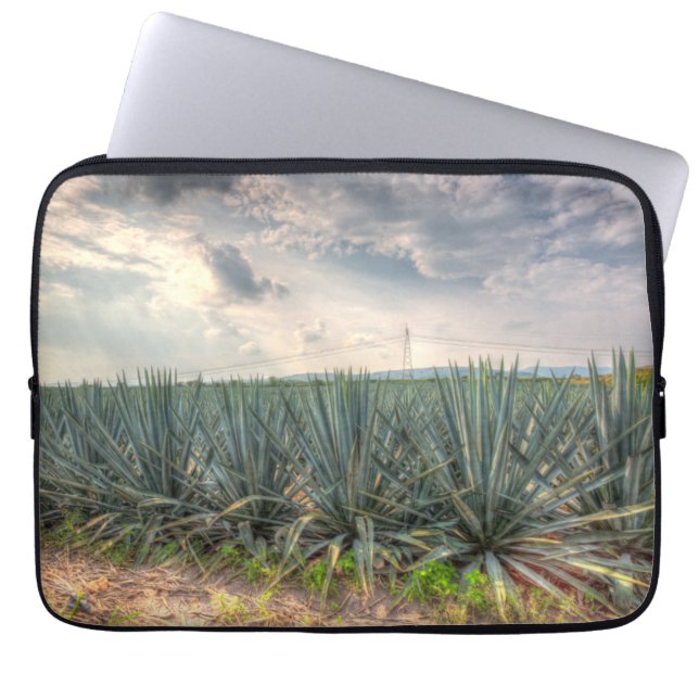 Blue Agave Laptop Sleeve (Front)