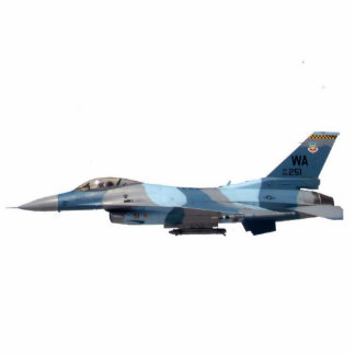 Blue Aggressor F-16 Fighting Falcon Statuette