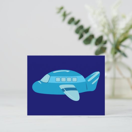 Blue Airplane (Standing Front)