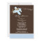 Blue Airplane Boy Baby Shower Invitation
