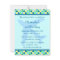Blue Airplane dots boys Birthday Party Invitation
