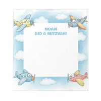 Blue Airplanes Personalized Mitzvah