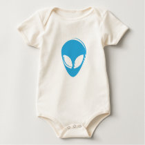 Blue Alien Baby Bodysuit