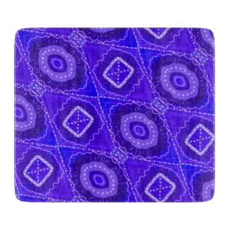 Blue Altar Tile Hoodoo Rootwork Cutting Board