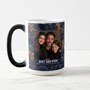 Blue Amaryllis Nature First Time Dad Unique Color Morph Mug
