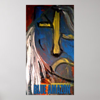 BLUE AMAZON POSTER