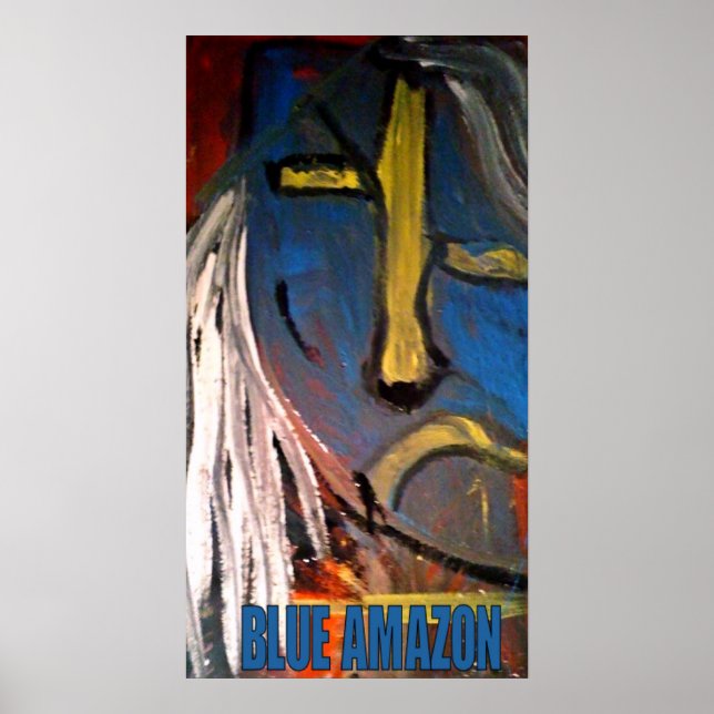 BLUE AMAZON POSTER (Front)