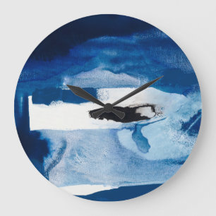 Blue Amore II Large Clock