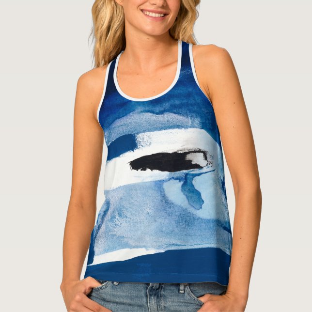 Blue Amore II Tank Top (Front)